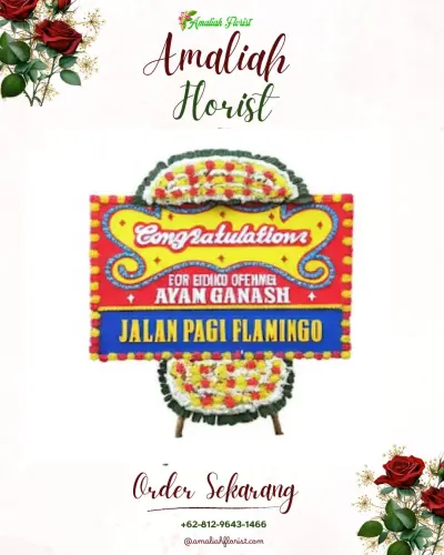 Bunga Papan Congratulation di Oesapa